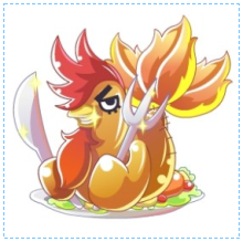 烤火鸡